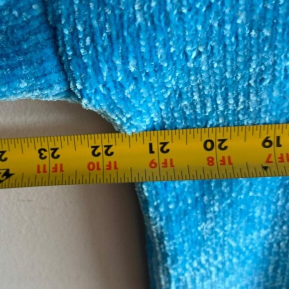 Seven 7 Womens Stylish Chenille Pullover Blue Size Large - Picture 5 of 9